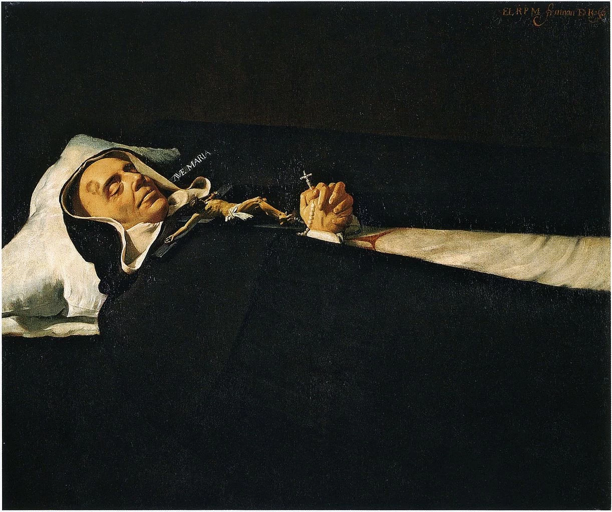 Diego Velázquez - 193, Ritratto di San Simone di Rojas morto, Museo delle Belle Arti di Valencia